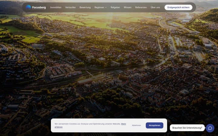 Screenshot of focusberg.com