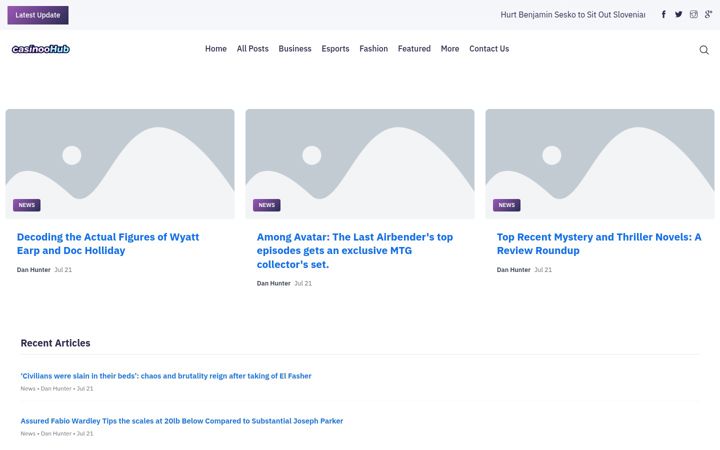Screenshot di focuscasinohub.nl