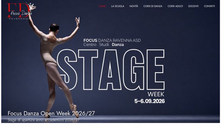 Screenshot of focusdanza.it