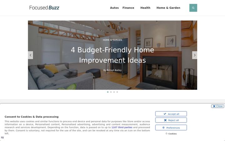Skærmbillede af focusedbuzz.com
