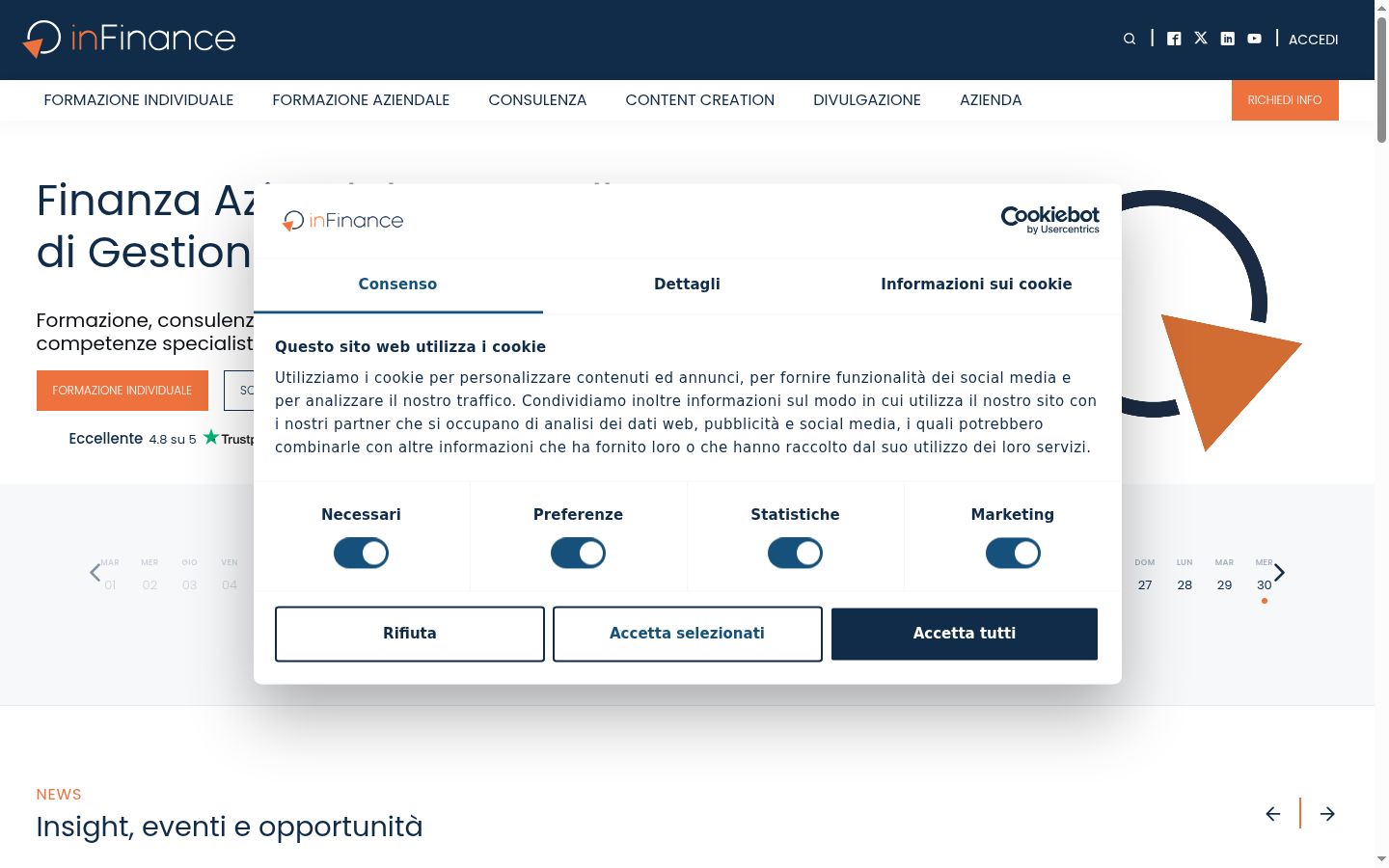 Screenshot tal-banner tal-kunsens muri qabel kwalunkwe interazzjoni