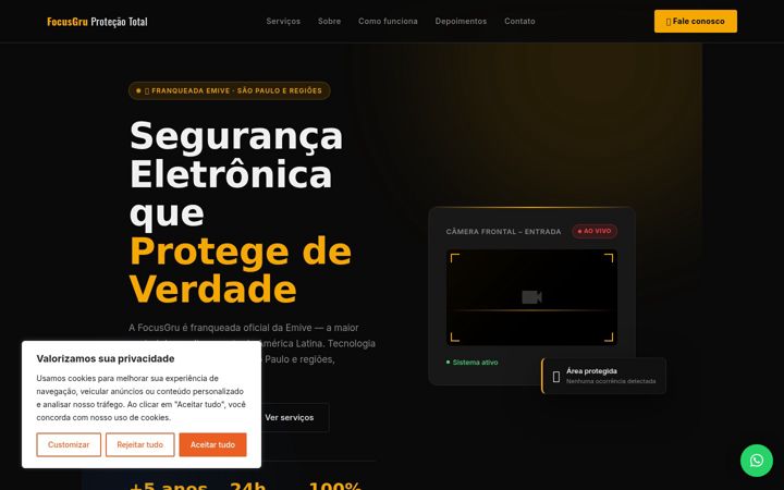 Screenshot of focusgru.com.br