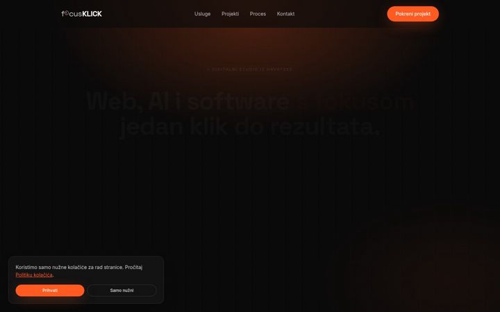 Screenshot of focusklick.com