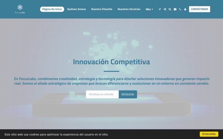 Screenshot of focuslabspy.com