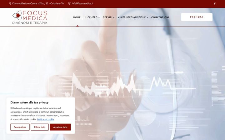 Ekrano kopija focusmedica.it