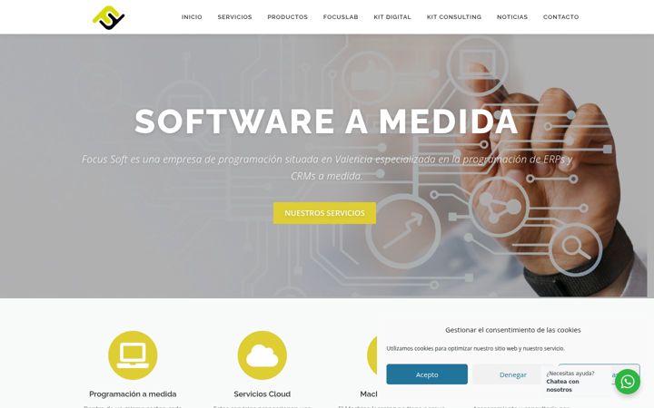 Screenshot of focusoft.es