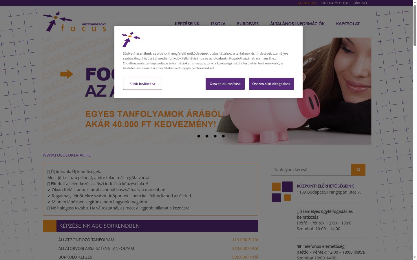 Snímek obrazovky baneru souhlasu zobrazeného před jakoukoli interakcí