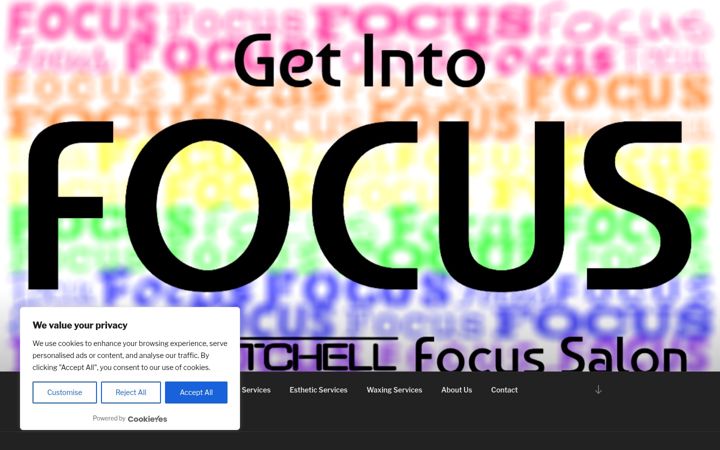 Screenshot of focussalonandspa.com