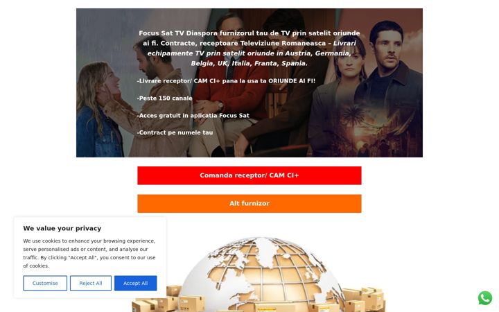 Screenshot of focussatdiaspora.com