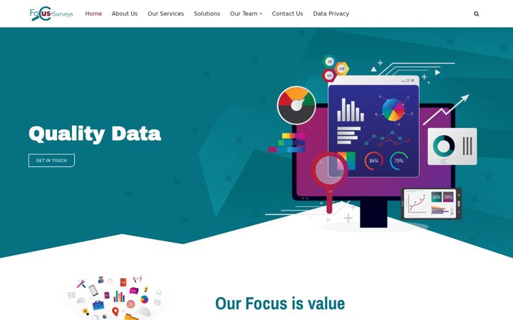 Screenshot of focussurveys.net