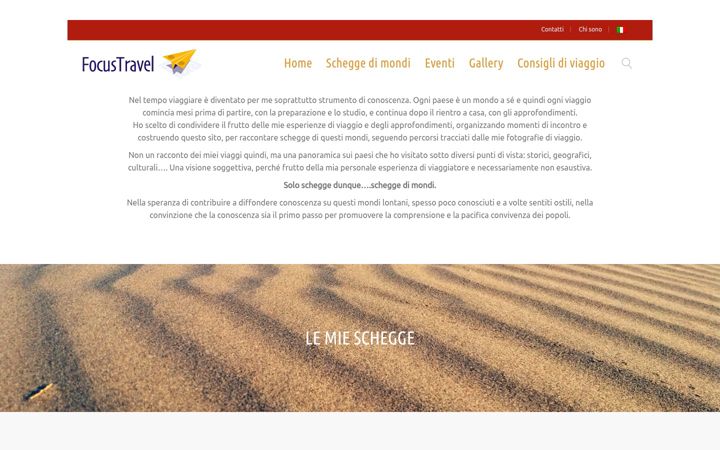 Screenshot of focustravel.eu