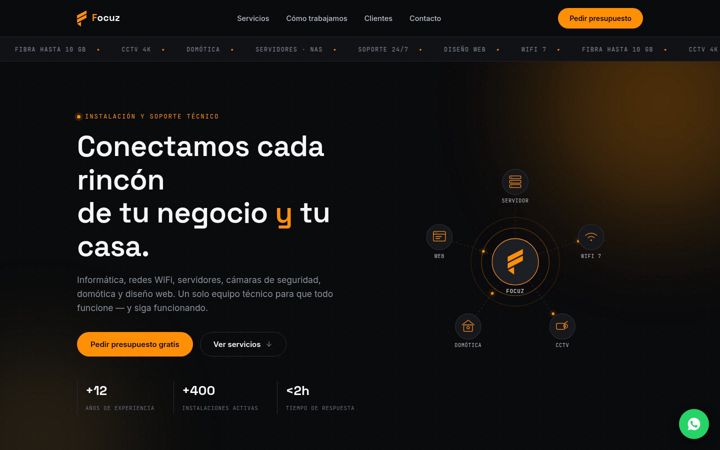 Screenshot of focuz.es