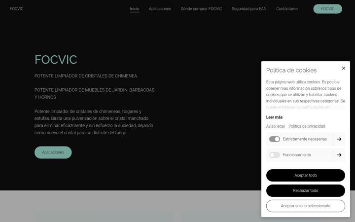 Screenshot of focvic.com