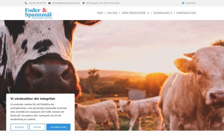Screenshot of foderspannmal.se