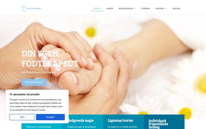 Screenshot of fodterapeut-ballerup.dk