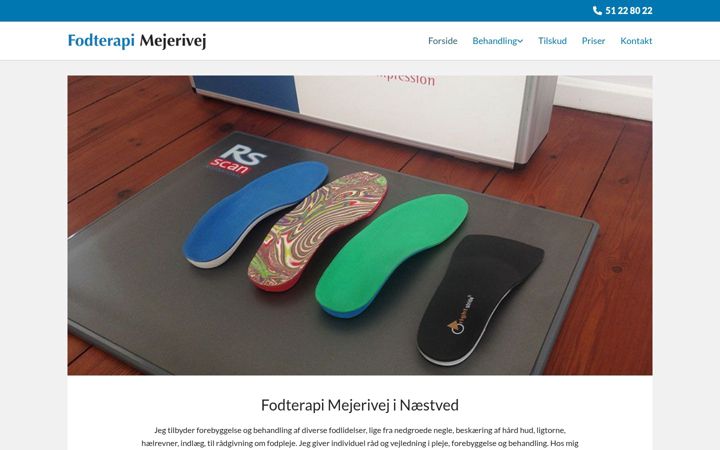 Screenshot of fodterapi-naestved.dk