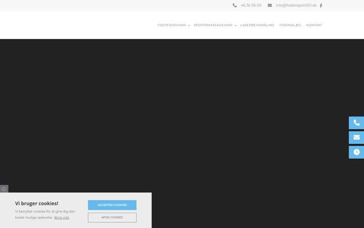 Screenshot of fodterapi4000.dk