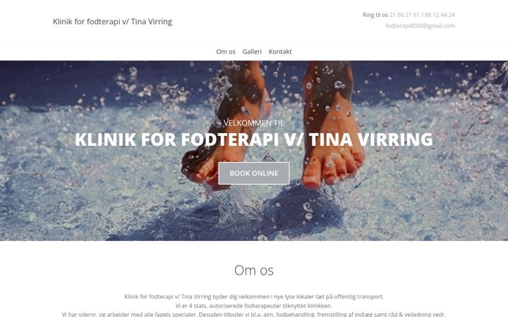 Screenshot of fodterapi8000.dk