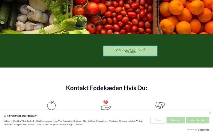 Screenshot of foedekaeden.dk