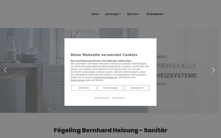 Screenshot von foegeling-shk.de