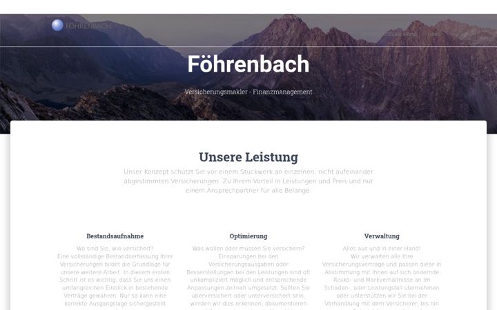 Screenshot of foehrenbach-net.de