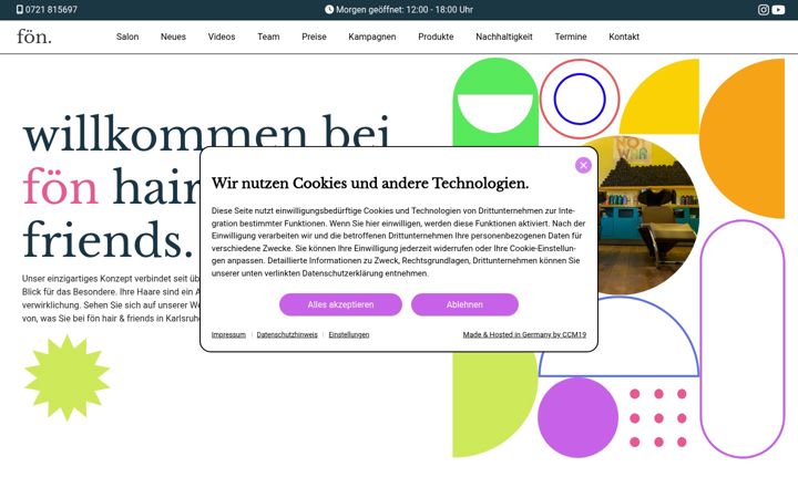 Screenshot of foen-karlsruhe.de