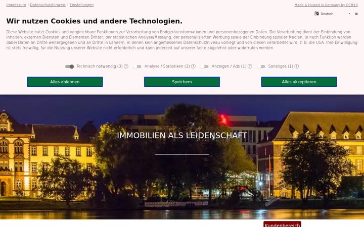 Screenshot of foerde-hausverwaltung.de