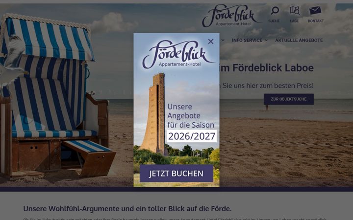 Screenshot ta' foerdeblick.de