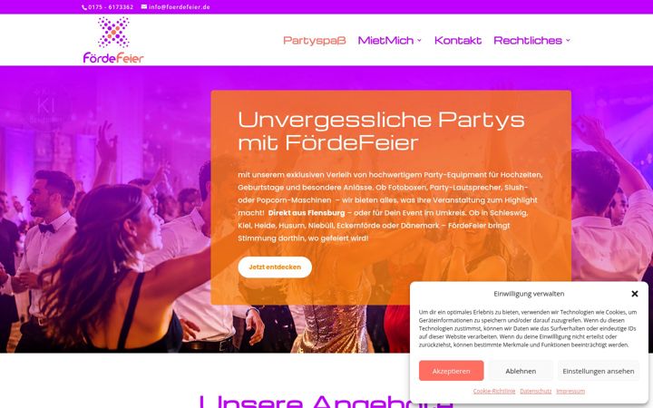 Screenshot of foerdefeier.de