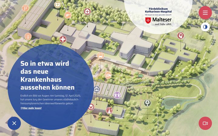 Screenshot of foerdeklinikum.de