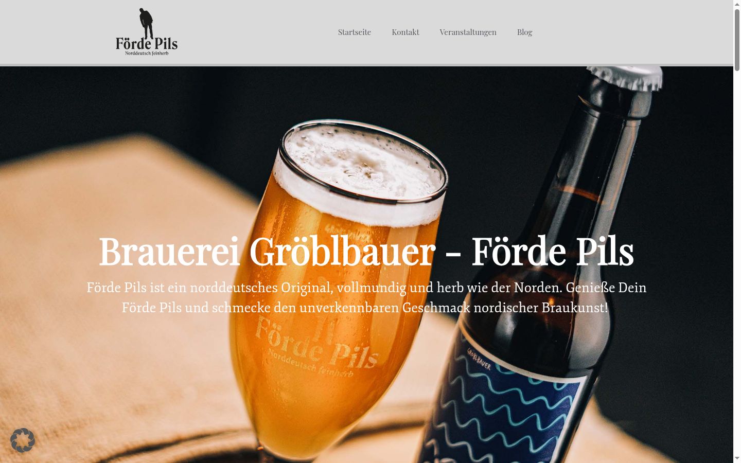 Screenshot des Einwilligungsbanners vor jeglicher Interaktion