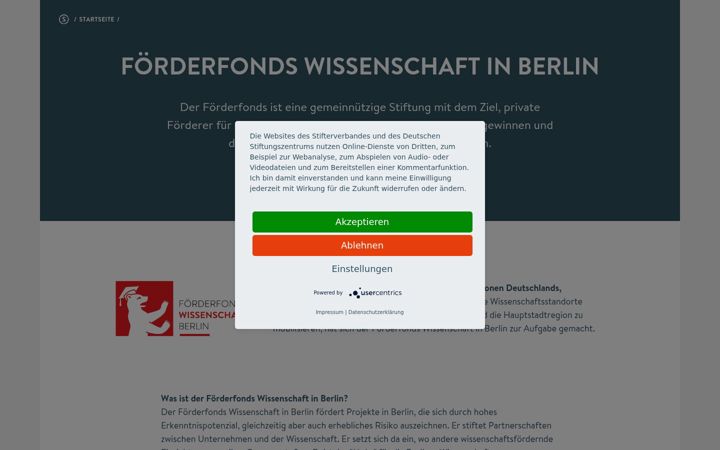 Screenshot of foerderfonds-berlin.de