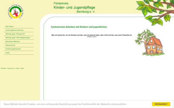 Screenshot of foerderkreis-bernburg.de
