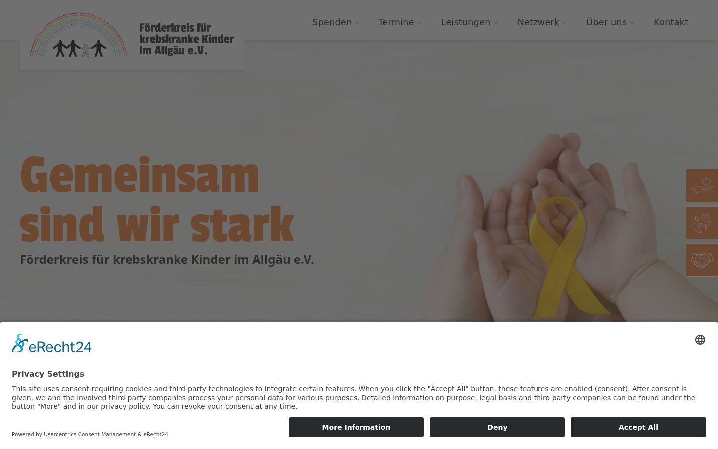 Screenshot tal-banner tal-kunsens muri qabel kwalunkwe interazzjoni