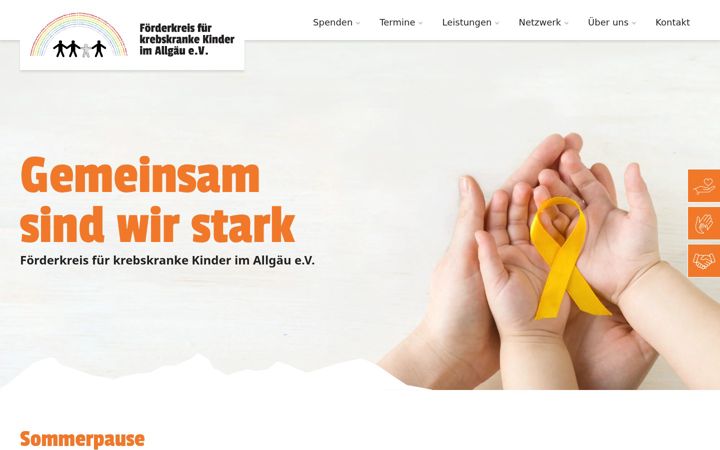 Screenshot von foerderkreisallgaeu.de