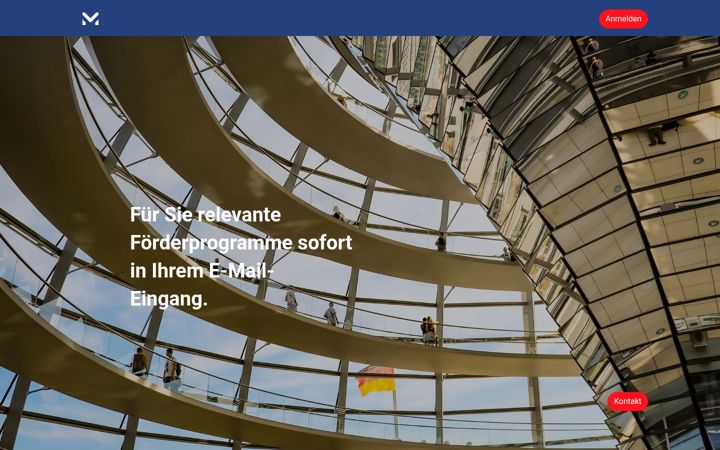 Screenshot of foerdermail.de