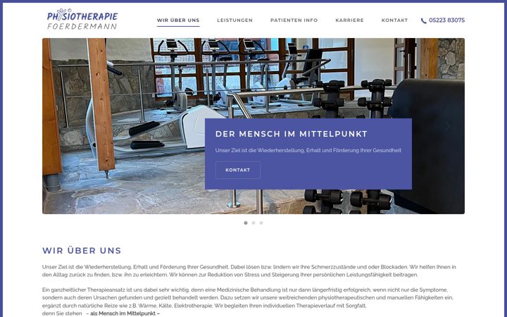 Screenshot of foerdermann.de