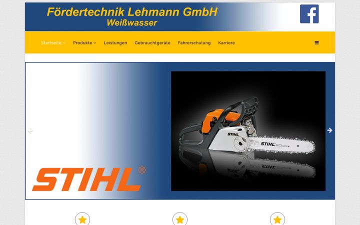 Screenshot of foerdertechnik-lehmann.de
