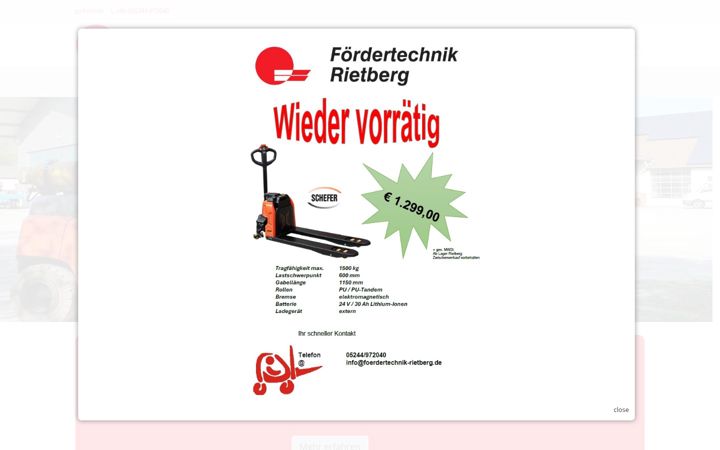 Screenshot of foerdertechnik-rietberg.de