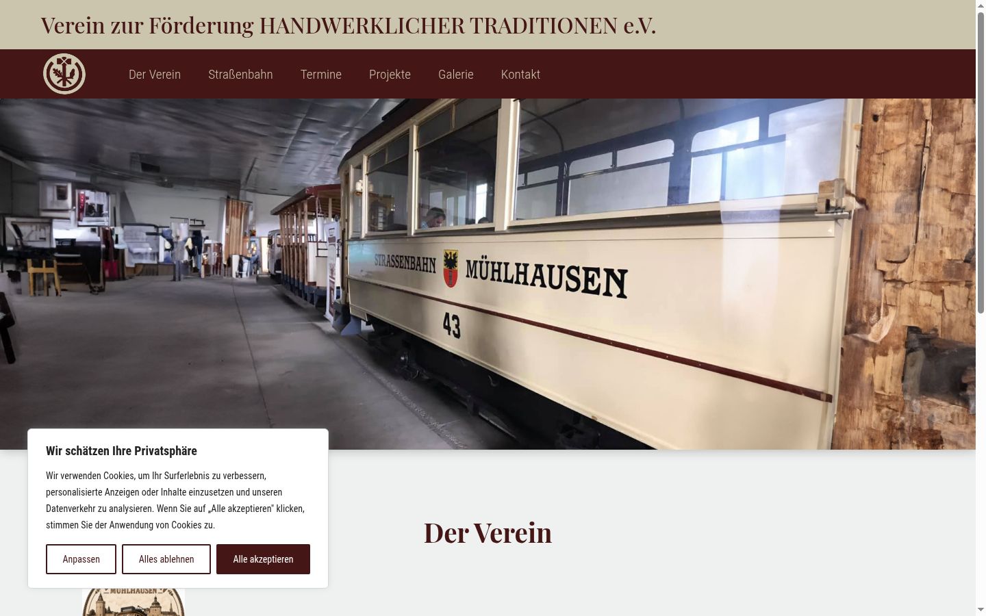 Screenshot tal-banner tal-kunsens muri qabel kwalunkwe interazzjoni
