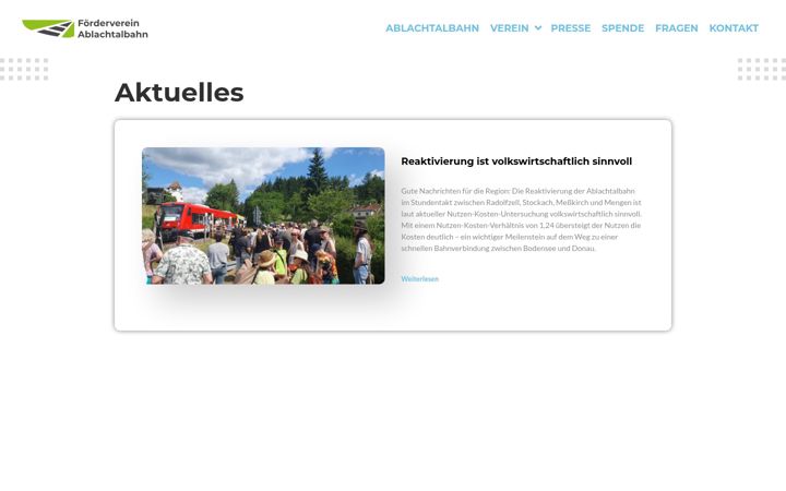 Screenshot of foerderverein-ablachtalbahn.de