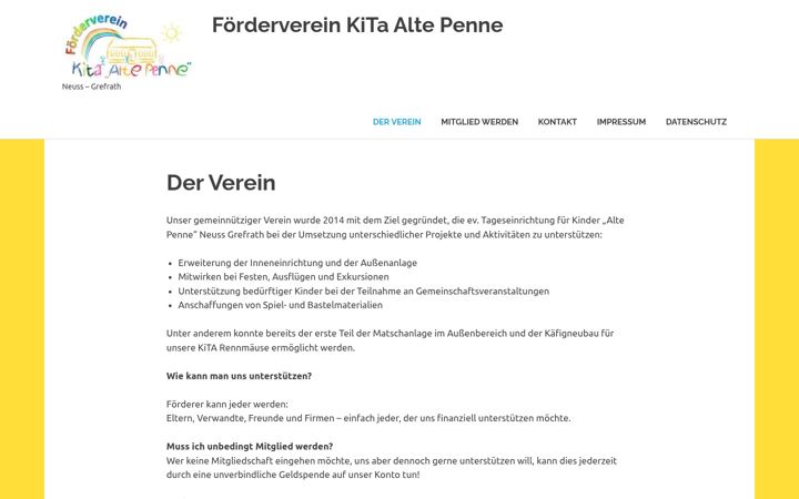 Screenshot of foerderverein-alte-penne.de