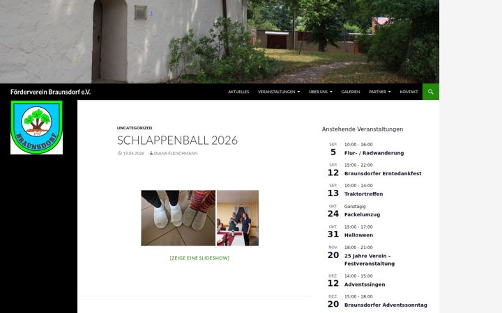 Screenshot of foerderverein-braunsdorf.de