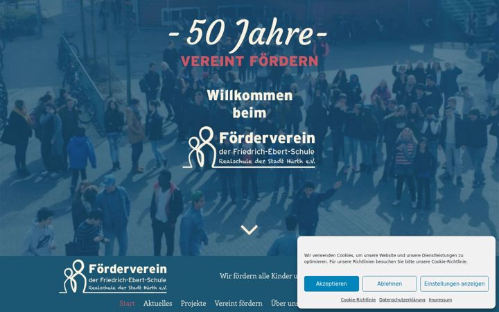 Screenshot of foerderverein-der-fes-huerth.de