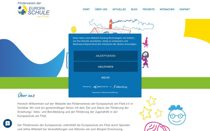 Zrzut ekranu foerderverein-europaschule.de