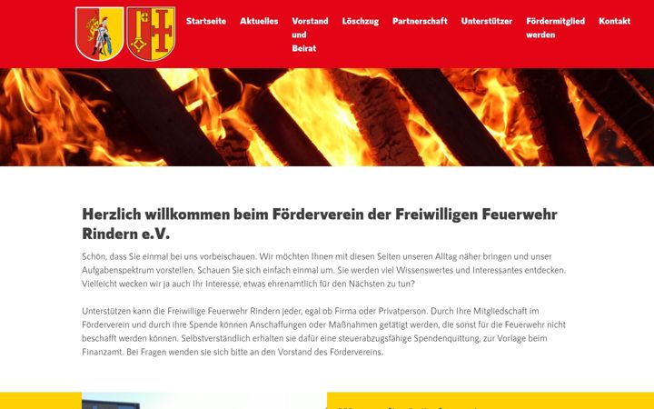 Screenshot of foerderverein-ffrindern.de