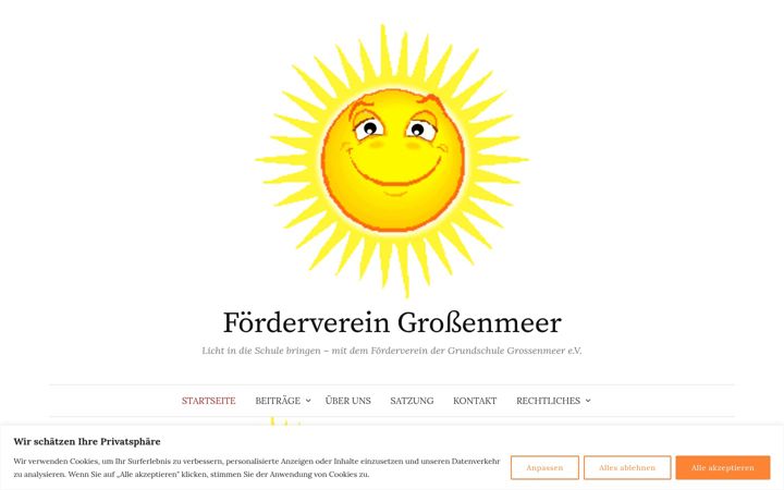 Screenshot ta' foerderverein-grossenmeer.de