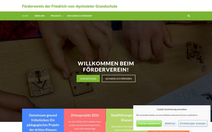 Screenshot of foerderverein-gs-sauerlach.de