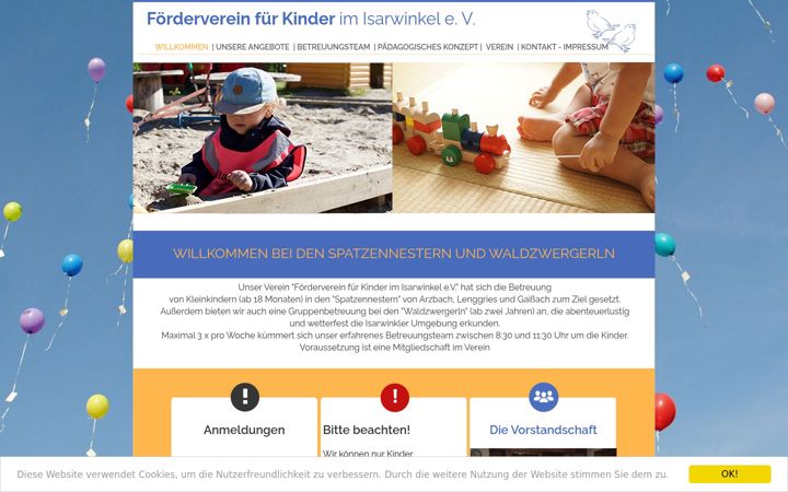 Screenshot of foerderverein-isarwinkel.de