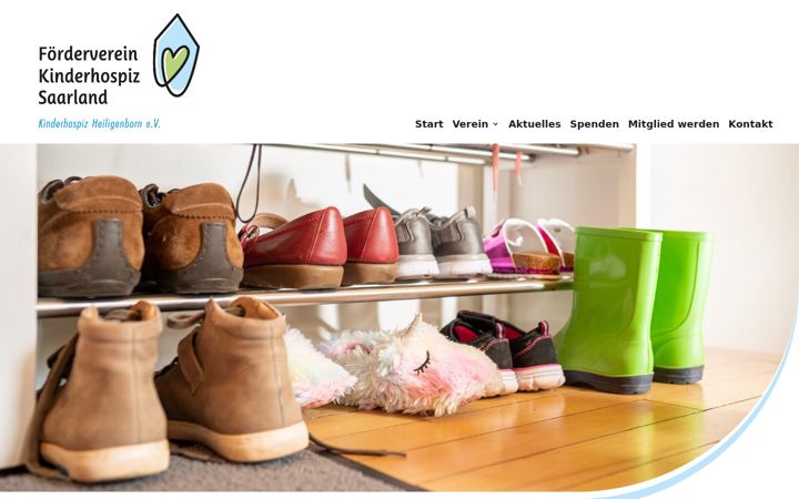 Screenshot of foerderverein-kinderhospiz.saarland